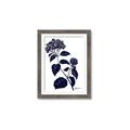 Picture of Blue Flower on White I _GroupedProduct_Rectangle_Portrait_Framed_Matted_