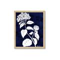 Picture of Flower on Blue II  _GroupedProduct_Rectangle_Portrait_Framed_Matted_