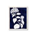 Picture of Flower on Blue II  _GroupedProduct_Rectangle_Portrait_Framed_Matted_