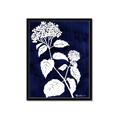 Picture of Flower on Blue II  _GroupedProduct_Rectangle_Portrait_Framed_Matted_