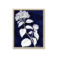 Picture of Flower on Blue II  _GroupedProduct_Rectangle_Portrait_Framed_Matted_