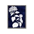 Picture of Flower on Blue II  _GroupedProduct_Rectangle_Portrait_Framed_Matted_