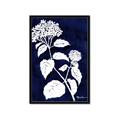 Picture of Flower on Blue II  _GroupedProduct_Rectangle_Portrait_Framed_Matted_