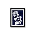 Picture of Flower on Blue II  _GroupedProduct_Rectangle_Portrait_Framed_Matted_