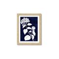 Picture of Flower on Blue II  _GroupedProduct_Rectangle_Portrait_Framed_Matted_