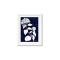 Picture of Flower on Blue II  _GroupedProduct_Rectangle_Portrait_Framed_Matted_