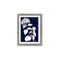Picture of Flower on Blue II  _GroupedProduct_Rectangle_Portrait_Framed_Matted_