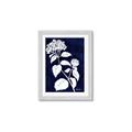 Picture of Flower on Blue II  _GroupedProduct_Rectangle_Portrait_Framed_Matted_
