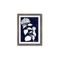 Picture of Flower on Blue II  _GroupedProduct_Rectangle_Portrait_Framed_Matted_