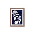 Picture of Flower on Blue II  _GroupedProduct_Rectangle_Portrait_Framed_Matted_