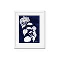 Picture of Flower on Blue II  _GroupedProduct_Rectangle_Portrait_Framed_Matted_