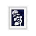 Picture of Flower on Blue II  _GroupedProduct_Rectangle_Portrait_Framed_Matted_