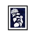 Picture of Flower on Blue II  _GroupedProduct_Rectangle_Portrait_Framed_Matted_