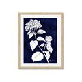 Picture of Flower on Blue II  _GroupedProduct_Rectangle_Portrait_Framed_Matted_