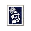 Picture of Flower on Blue II  _GroupedProduct_Rectangle_Portrait_Framed_Matted_
