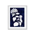 Picture of Flower on Blue II  _GroupedProduct_Rectangle_Portrait_Framed_Matted_