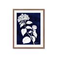 Picture of Flower on Blue II  _GroupedProduct_Rectangle_Portrait_Framed_Matted_