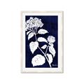 Picture of Flower on Blue II  _GroupedProduct_Rectangle_Portrait_Framed_Matted_