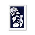 Picture of Flower on Blue II  _GroupedProduct_Rectangle_Portrait_Framed_Matted_