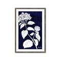 Picture of Flower on Blue II  _GroupedProduct_Rectangle_Portrait_Framed_Matted_