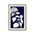 Picture of Flower on Blue II  _GroupedProduct_Rectangle_Portrait_Framed_Matted_