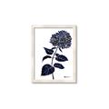 Picture of Blue Flower on White II  _GroupedProduct_Rectangle_Portrait_Framed_Matted_