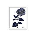 Picture of Blue Flower on White II  _GroupedProduct_Rectangle_Portrait_Framed_Matted_