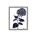 Picture of Blue Flower on White II  _GroupedProduct_Rectangle_Portrait_Framed_Matted_