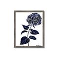 Picture of Blue Flower on White II  _GroupedProduct_Rectangle_Portrait_Framed_Matted_