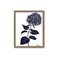 Picture of Blue Flower on White II  _GroupedProduct_Rectangle_Portrait_Framed_Matted_