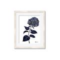 Picture of Blue Flower on White II  _GroupedProduct_Rectangle_Portrait_Framed_Matted_