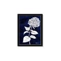 Picture of Flower on Blue I _GroupedProduct_Rectangle_Portrait_Framed_Matted_
