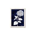 Picture of Flower on Blue I _GroupedProduct_Rectangle_Portrait_Framed_Matted_