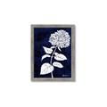 Picture of Flower on Blue I _GroupedProduct_Rectangle_Portrait_Framed_Matted_