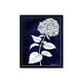 Picture of Flower on Blue I _GroupedProduct_Rectangle_Portrait_Framed_Matted_