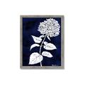 Picture of Flower on Blue I _GroupedProduct_Rectangle_Portrait_Framed_Matted_
