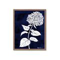 Picture of Flower on Blue I _GroupedProduct_Rectangle_Portrait_Framed_Matted_