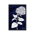 Picture of Flower on Blue I _GroupedProduct_Rectangle_Portrait_Framed_Matted_