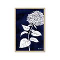 Picture of Flower on Blue I _GroupedProduct_Rectangle_Portrait_Framed_Matted_