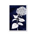 Picture of Flower on Blue I _GroupedProduct_Rectangle_Portrait_Framed_Matted_
