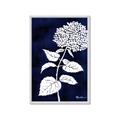 Picture of Flower on Blue I _GroupedProduct_Rectangle_Portrait_Framed_Matted_