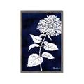 Picture of Flower on Blue I _GroupedProduct_Rectangle_Portrait_Framed_Matted_