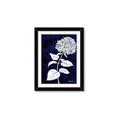 Picture of Flower on Blue I _GroupedProduct_Rectangle_Portrait_Framed_Matted_