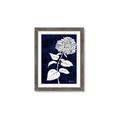 Picture of Flower on Blue I _GroupedProduct_Rectangle_Portrait_Framed_Matted_