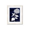 Picture of Flower on Blue I _GroupedProduct_Rectangle_Portrait_Framed_Matted_