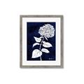 Picture of Flower on Blue I _GroupedProduct_Rectangle_Portrait_Framed_Matted_