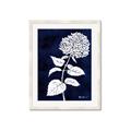 Picture of Flower on Blue I _GroupedProduct_Rectangle_Portrait_Framed_Matted_