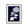 Picture of Flower on Blue I _GroupedProduct_Rectangle_Portrait_Framed_Matted_