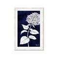 Picture of Flower on Blue I _GroupedProduct_Rectangle_Portrait_Framed_Matted_