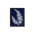 Picture of Fern on blue II _GroupedProduct_Rectangle_Portrait_Framed_Matted_